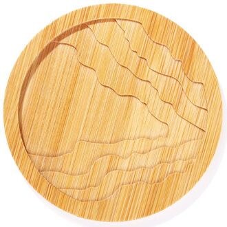 Bamboe Beker Mat Diy Uv Hars Hout Sieraden Mallen Voor Maken Hars Mat Decoratie Handgemaakte Sieraden Accessoires Handwerk H04