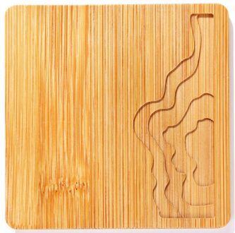 Bamboe Beker Mat Diy Uv Hars Hout Sieraden Mallen Voor Maken Hars Mat Decoratie Handgemaakte Sieraden Accessoires Handwerk H08