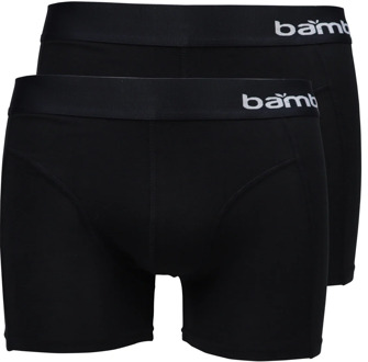 Bamboe Boxershort Heren Zwart 2-Pack -  XL