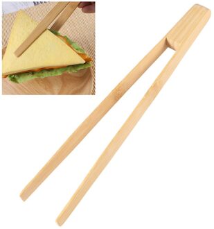 Bamboe Broodrooster Keuken Tang Lange Grip Broodrooster Serveren Tang Voor Koken Toast Brood Barbecue Grillen Bakken Koekenpan