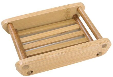 Bamboe Houten Afvoer Zeepbakje Hout Zeep Case Houder Badkamer Douche Keuken Scrubber Water Filtering Zeepbakje Meerdere Vorm 07