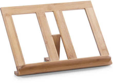 Bamboe houten tablet/iPad standaard/houder bruin 35 cm