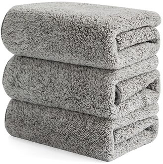 Bamboe Houtskool Vaatdoek Absorberende Poetsdoek Microfiber Non-stick Anti-Vet Olie Handdoek Rag Keuken Gereedschap Huishoudelijke Supply 3stk