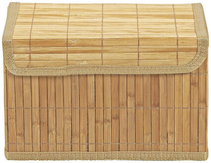 Bamboe latjes opbergmand | Opbergdoos | Mooi en Duurzaam | 19x28.5x18 cm