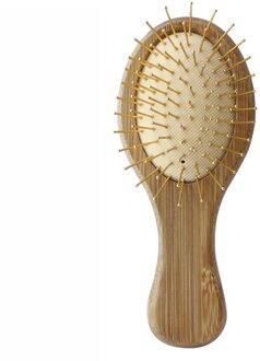 Bamboe Luchtkussen Kam Kleine Hoofdhuid Massage Glad Haar Kammen Hair Brush Hair Styling Massage Kam goud