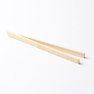 Bamboe Massief Hout Theekopje Clip Anti-Broeien Thee Clip Snoep Fruit Salade Klein Gereedschap Voedsel Clip Brood Tang Keuken accessoires