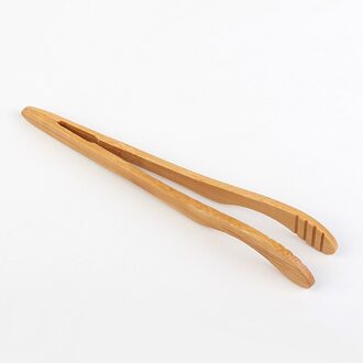 Bamboe Massief Hout Theekopje Clip Anti-Broeien Thee Clip Snoep Fruit Salade Klein Gereedschap Voedsel Clip Brood Tang Keuken accessoires