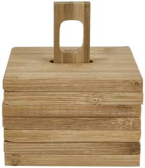 Bamboe onderzetters - set van 6