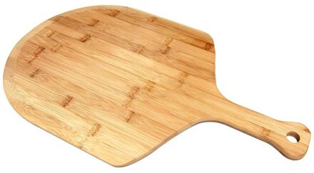 Bamboe Pizza Schil, Hout Serveren Pan, Kaas En Charcuterie Boards, pizza Board Pizza Paddle Snijplank Met Handvat