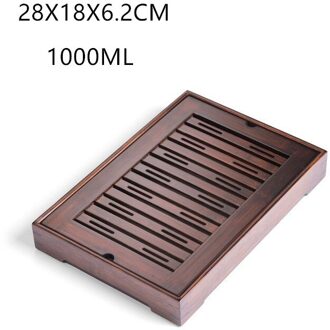 Bamboe Rechthoekige Thee Trays Water Opslag Thee Tafel Huishouden Kung Fu Thee Set Lade Thee Zee Retro Droge Brouwen Lade