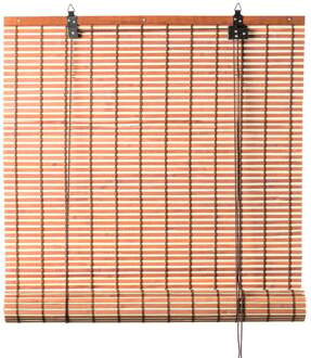 Bamboe rolgordijn - lichtbruin - 150x180 cm