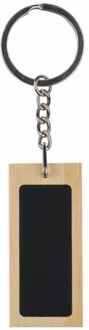 Bamboe Sleutelhanger Rechthoek