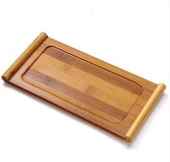 Bamboe Thee Trays Rechthoekige Kung Fu Thee Lade Tafel Met Afvoer Rack Home Schotel Thee Tool Thee Ware Thee Accessoires
