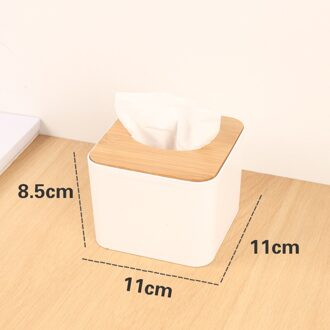 Bamboe Tissue Dozen Servet Houder Houten Cover Papieren Zakdoeken Auto Thuis Eettafel Keuken Opslag Organisatie Items