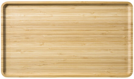 Bamboe tray groot - bruin - 1.8x44x25.5 cm