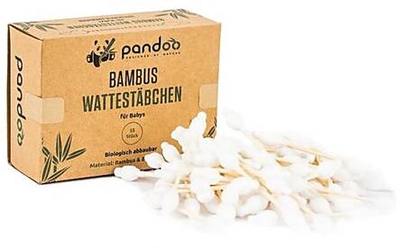 Bamboe Wattenstaafjes voor Baby 55 stuks