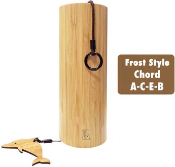 Bamboe Windgong Windchime Windbell Voor Outdoor Tuin Patio Home Decoratie Zen Meditatie Ontspanning Akkoord G-B-D-C Summer stijl