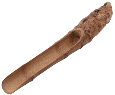 Bamboe Wortel Thee Lepel Handgemaakte Vietnamese Rotan Pot Cover Theeceremonie Onderdelen Folk Ambachten Kung Fu Thee Borstel