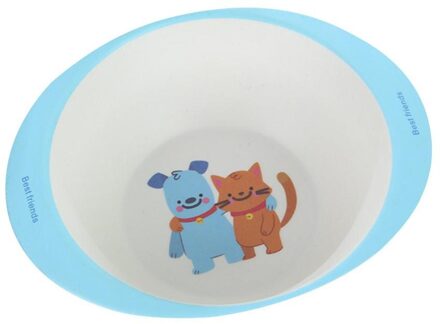 Bamboevezel Cartoon Ronde Kom Voor Kind Baby Gezond Milieu Kom Kinderen Servies Cartoon Servies Fdh