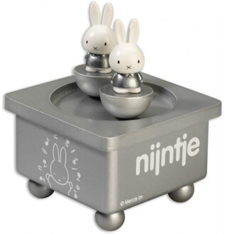 Bambolino Muziekdoosje dansen zilver-wit Wit#Zilverkleurig