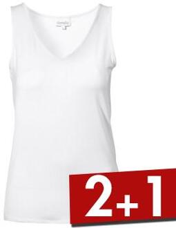 Bamboo 31301 Tank Top Zwart,Grijs,Wit,Blauw - Small,Medium,Large,X-Large,XX-Large