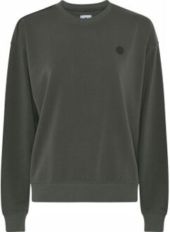 Bamboo Badge Sweatshirt Groen,Blauw - Small,Medium,Large,X-Large