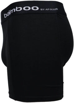 Bamboo Bamboe Boxershort Heren Zwart 2-Pack -  M