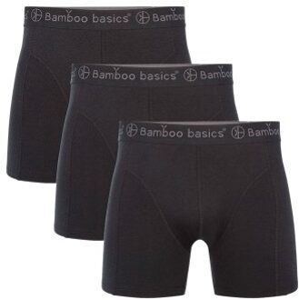 Bamboo Basics 3 stuks Rico Boxers Zwart,Blauw - Small,Medium,Large,X-Large,XX-Large