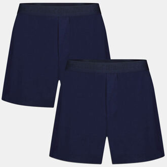 Bamboo Basics Kay Loose Boxers 2-Pack Blauw - XL
