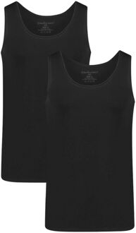 Bamboo Basics Stef Singlet Heren (2-pack) zwart - XL