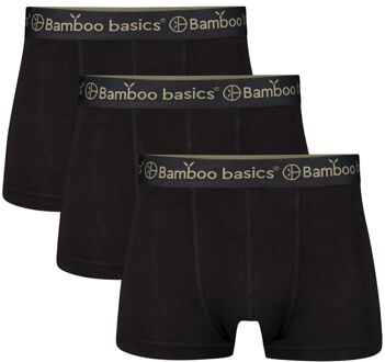 Bamboo Basics Trunk Boxershorts Liam (3-pack) - Zwart M