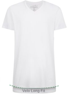 Bamboo Basics V-hals T-shirts Velo Long Fit 2Pack White  L Wit