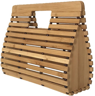 Bamboo Handbag For Women Totes 2020 Hollow Summer Beach Bag Bamboo Clutch Bag