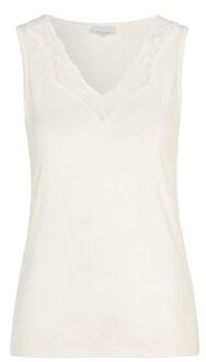 Bamboo Lace Tank Top * Actie * Zwart,Wit - Small,Medium,Large,X-Large,XX-Large