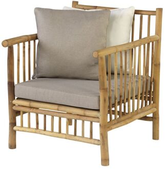 Bamboo Loungestoel Bruin