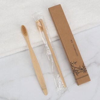 Bamboo Toothbrush Bamboo Toothbrush Bamboo Toothbrush Natural Bamboo Handle Wood Healthy Environmental Friendly Soft Hair