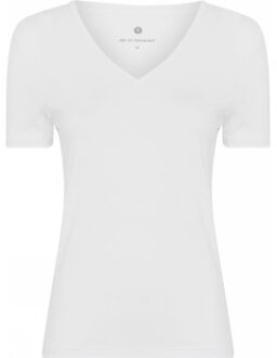 Bamboo V-neck Women Slim T-shirt Zwart,Wit,Grijs,Blauw - X-Small,Small,Medium,Large,X-Large,XX-Large