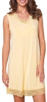 Bamboo With Short Sleeve Nightdress * Actie * Blauw,Lila,Geel,Zwart,Roze,Groen - Small,Medium