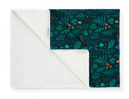 Bamboolik wasbare verschoningsmat (kleur: Forest - donker groen)