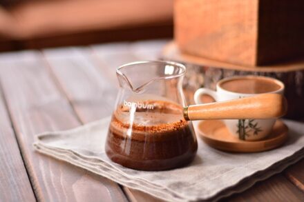 Bambum Eva Glas Koffie Pot B0804 Turkse Koffie Warmte De Melk Voor Gezond Voor Home Office