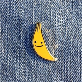 Banaan Fruit Emaille Pin Badge