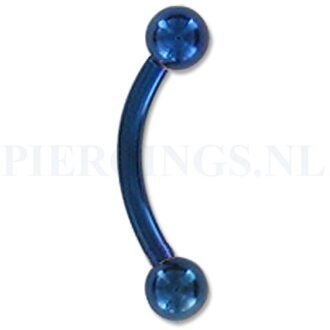 Banana 1.2 mm geanodiseerd blauw
