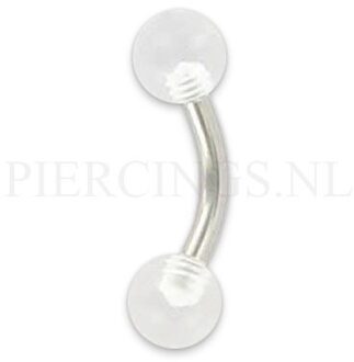 Banana 1.6 mm 8 mm acryl doorzichtig