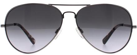Banana Republic Aviator Unisex Ruthenium Donkergrijs Kleurverloop BR 4004/S