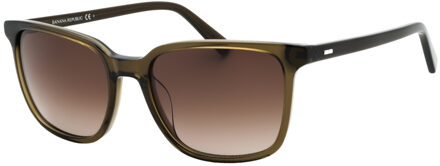 Banana Republic Brown SF groene zonnebril met lens