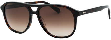 Banana Republic bruine SF Havana-zonnebril met lens - One Size