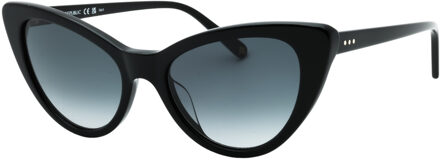 Banana Republic donkergrijze SF-lens zwarte Cat Eye-zonnebril