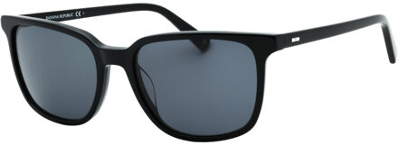 Banana Republic grijze lens met zwarte zonnebril - One Size