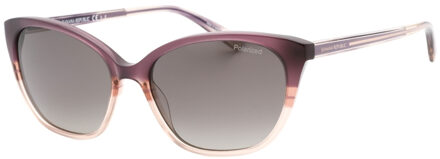 Banana Republic grijze SF gepolariseerde lens schaduwrijke violette zonnebril Roze - One Size