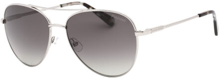 Banana Republic grijze SF PZ lens zilveren zonnebril